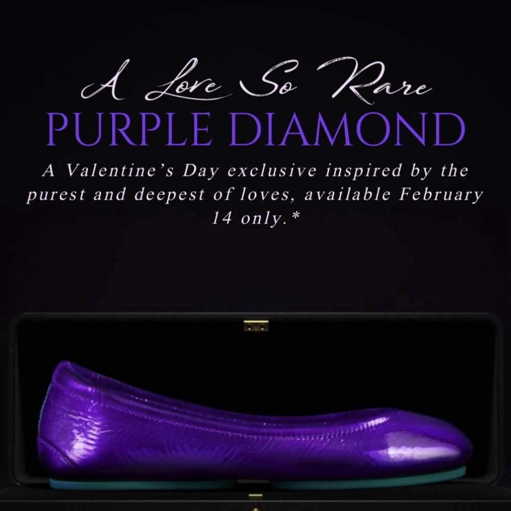 Tieks PURPLE DIAMOND - TIEK LIMITED EDITION SOLD OUT- SIZE 11 BNIB! GORGEOUS!!